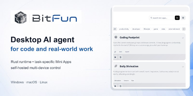 BitFun — AI Agent with an Open-Source Rust Runtime
