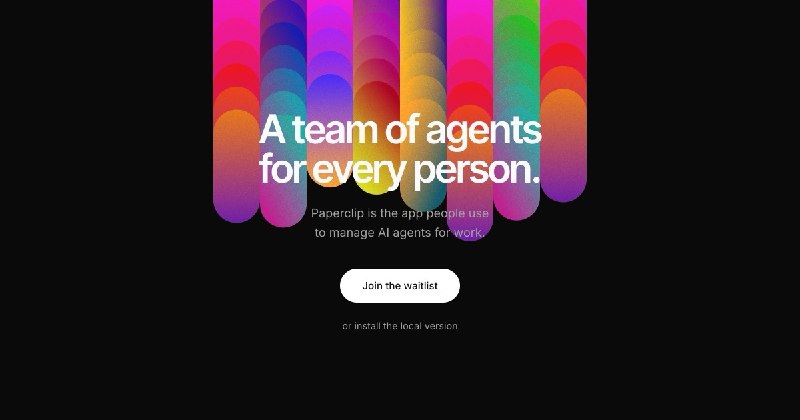 Paperclip – The app people use to manage AI agents for work