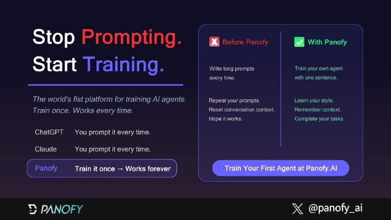 Panofy - Train Your Expert Agent Team