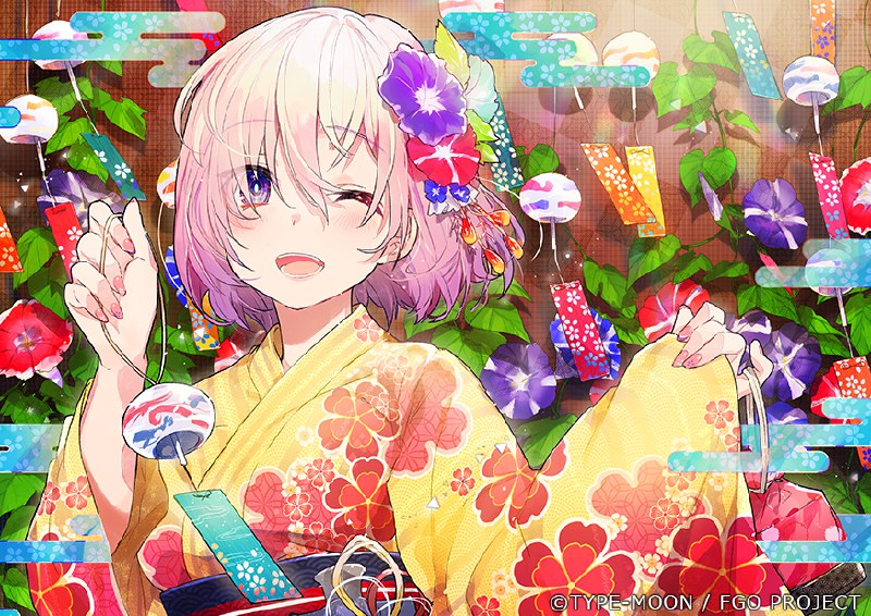 #pixiv日榜#1 浴衣マシュ