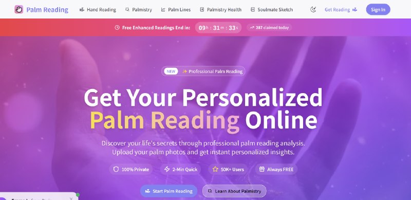 Palm Reading - Free Online Palmistry Analysis | Hand Reading