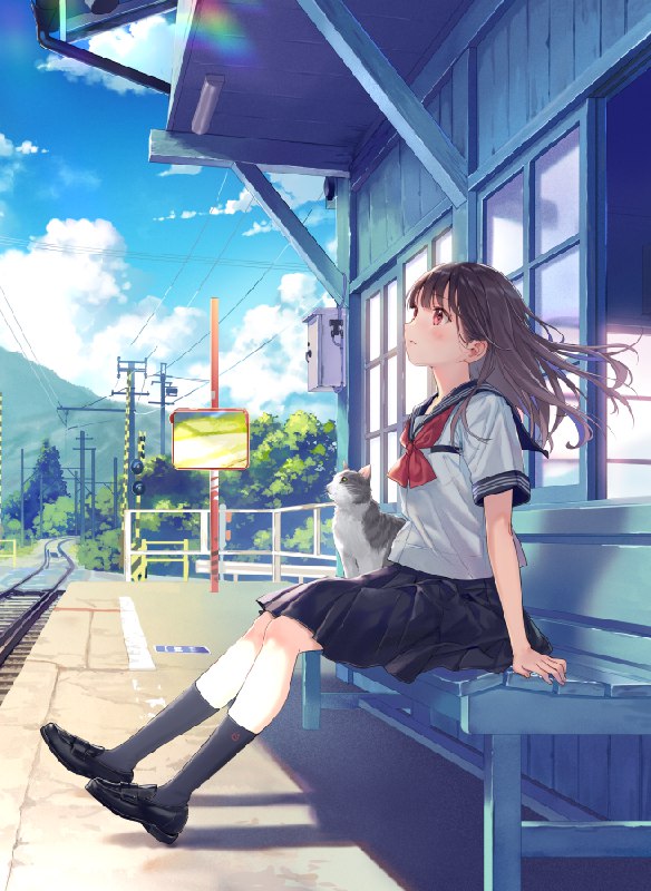 #pixiv日榜#2 電車が来るまで
