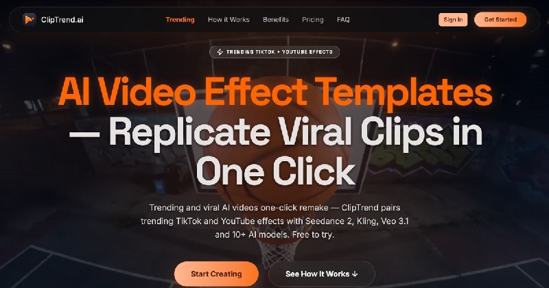 图生视频：一键让任意照片动起来 | ClipTrend.ai