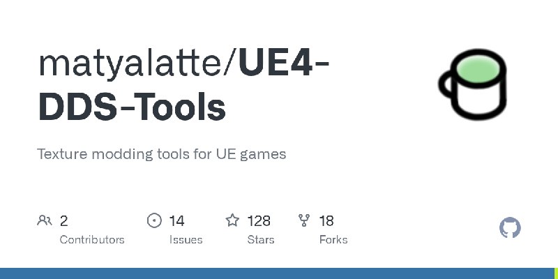 GitHub - matyalatte/UE4-DDS-Tools: Texture modding tools for UE games