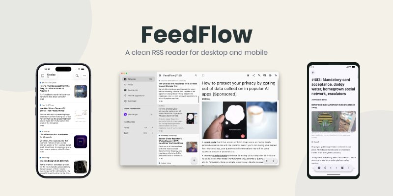 FeedFlow — Minimal RSS Reader