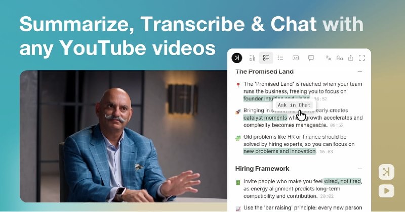SkipBait — AI YouTube Summarizer & Chat (Chrome Extension)
