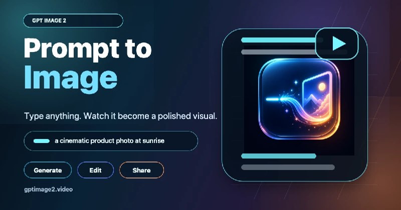 GPT Image 2 免费无限制 AI 图片生成器 - 支持图生视频