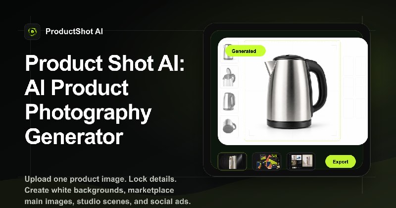 ProductShot AI | 电商商品图 AI 创作工作台