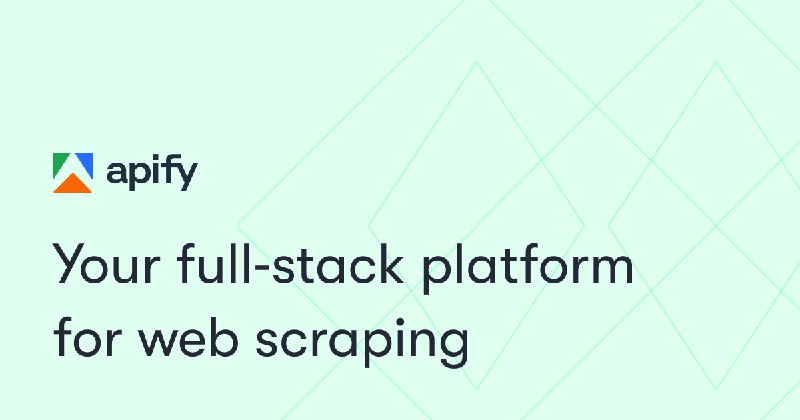 Apify: Full-stack web scraping and data extraction platform