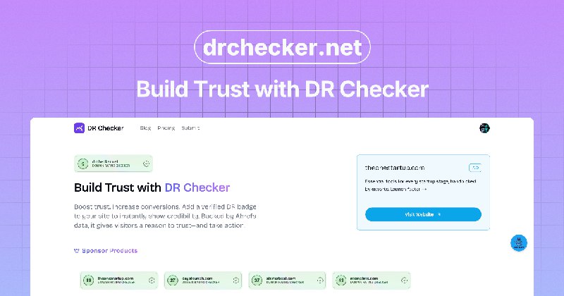 DR Checker — Free Ahrefs Domain Rating Checker | drchecker.net