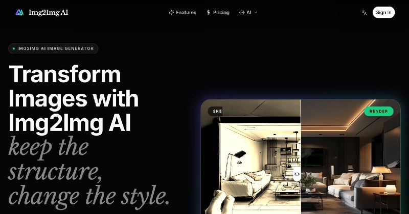 Img2Img AI - Image to Image AI Generator Online