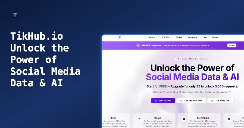 TikHub | Social Media API & Data Infrastructure