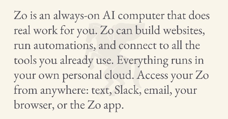 Zo Computer | Your Home on the Internet
