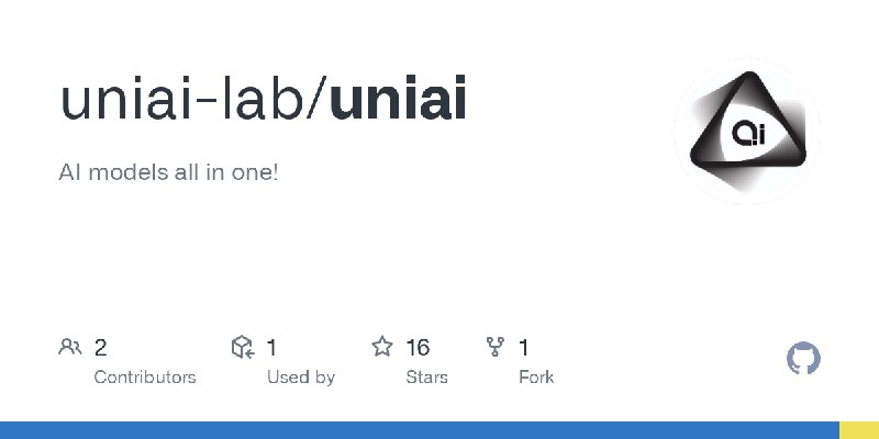 GitHub - uniai-lab/uniai: AI models all in one!