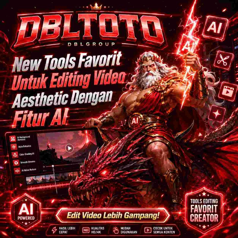 DBLTOTO New Tools Favorit Untuk Editing Video Aesthetic Dengan Fitur AI