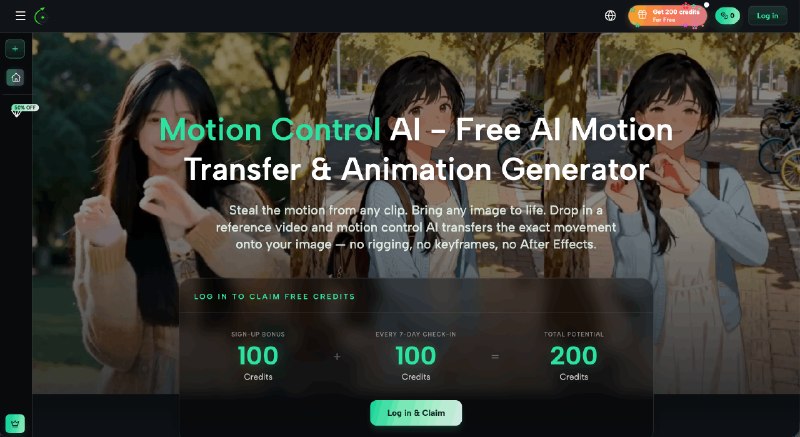 Motion Control AI - Free AI Motion Transfer & Animation Generator