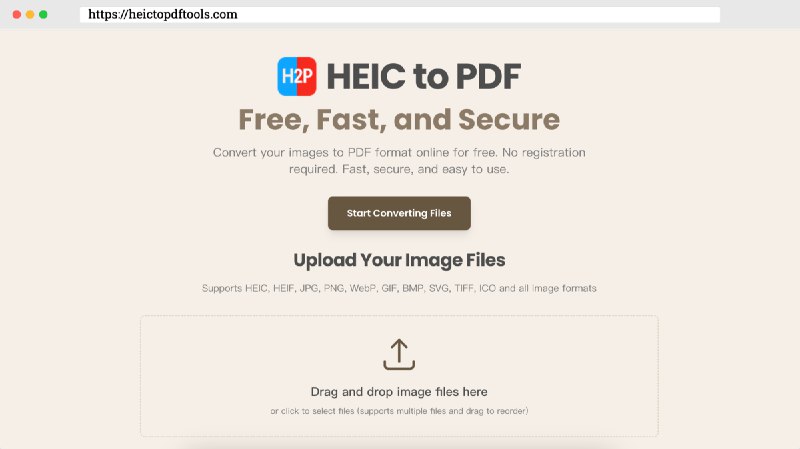 HEIC TO PDF - Free, Fast, and Secure