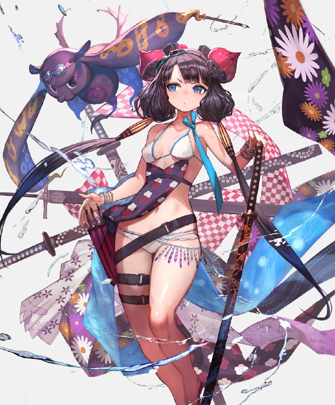 #pixiv日榜#2 水着北斎
