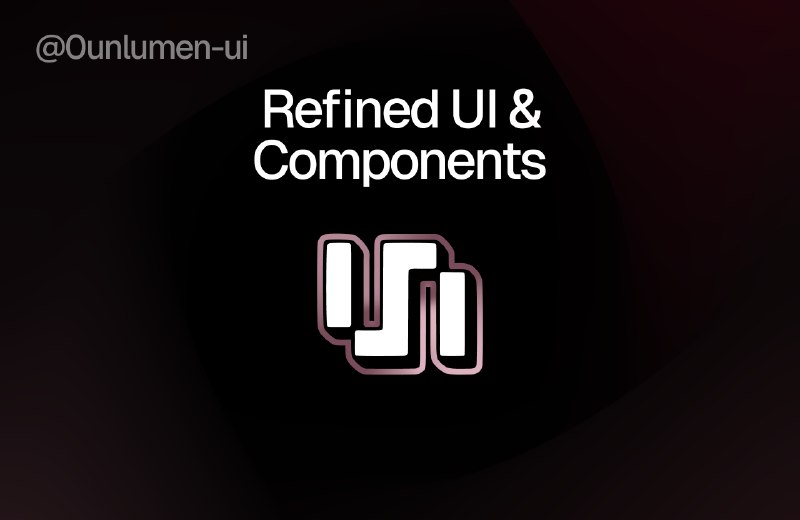 unlumen UI – Beautifully Designed React Components