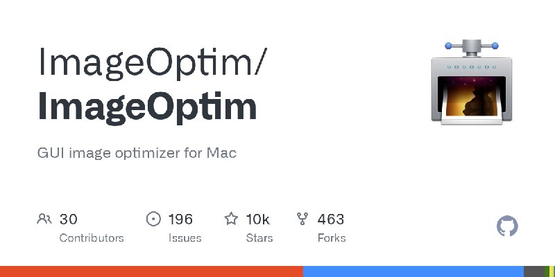 GitHub - ImageOptim/ImageOptim: GUI image optimizer for Mac