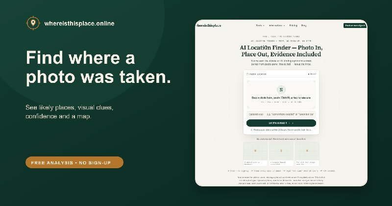 Where Is This Place Located? Free AI Photo Location Finder