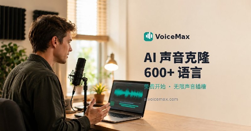 免费在线 AI 声音克隆 — 支持 600+ 语言 | VoiceMax