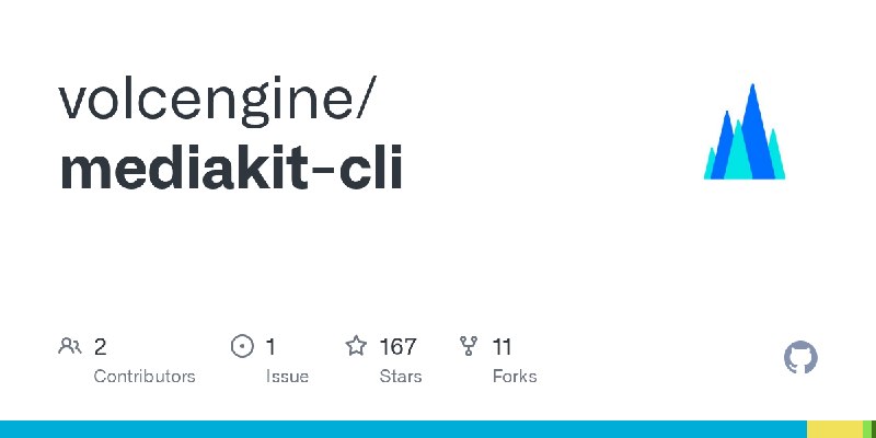 GitHub - volcengine/mediakit-cli