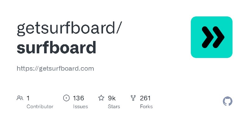 GitHub - getsurfboard/surfboard: https://getsurfboard.com