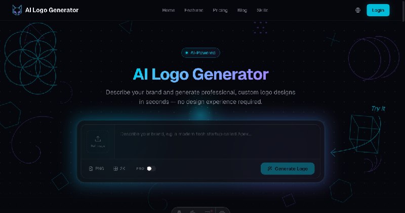 AI Logo 生成器 – 30 秒在线 Logo 制作工具 - AI Logo Generator