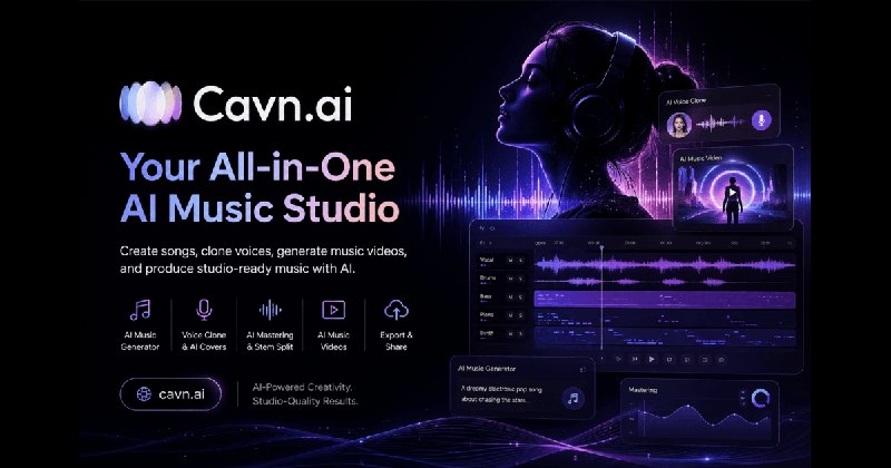 CAVN AI | AI 音乐生成器与 AI 音乐视频生成器
