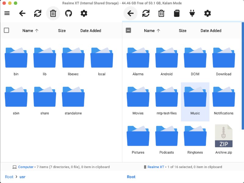 OpenMTP专为 macOS 打造的高级安卓文件传输工具厌倦了使用昂贵、过时、漏洞百出的 macOS 安卓文件传输应用？现在，享受轻松顺畅的体验，轻松批量传输多个文件！安全可靠、完全透明、开源且终身免费！