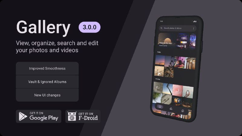 适用于 Android 的轻量级媒体库应用程序  项目地址           GITHUB下载  google play下载    F-Droid#开源 #手机软件