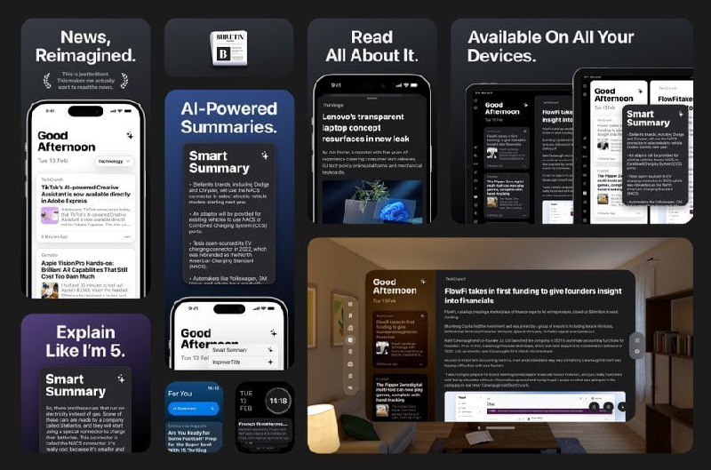 Bulletin - AI News: 一款 AI 加持的 RSS 阅读器 AppApple 全平台适配，主打 AI 摘要和标题（去除夺眼球标题或博点击标题）生成，详见作者的推文串：