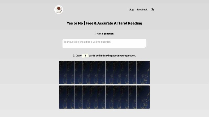 Tarot AI 一种有效的方法来接收准确和即时的 Yes or no 塔罗牌读数