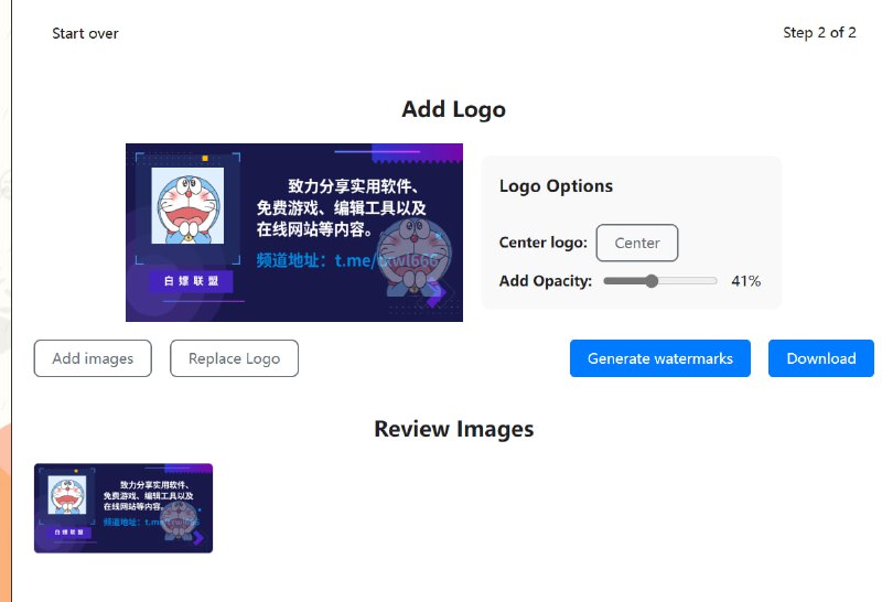 Watermark Wiz - 一个简单且免费的工具免费在线照片水印制作工具，用于制作水印