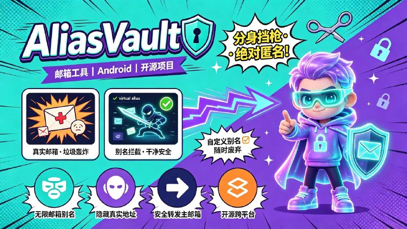 🤖 AliasVault📦 邮箱工具 ｜ Android ｜ 开源项目