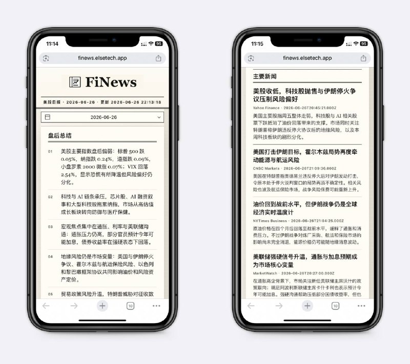 美股日报，包括盘后总结和新闻每天3分钟了解最新情况，一定程度上可通过美股涨跌、政策对A股情况进行预测分析～