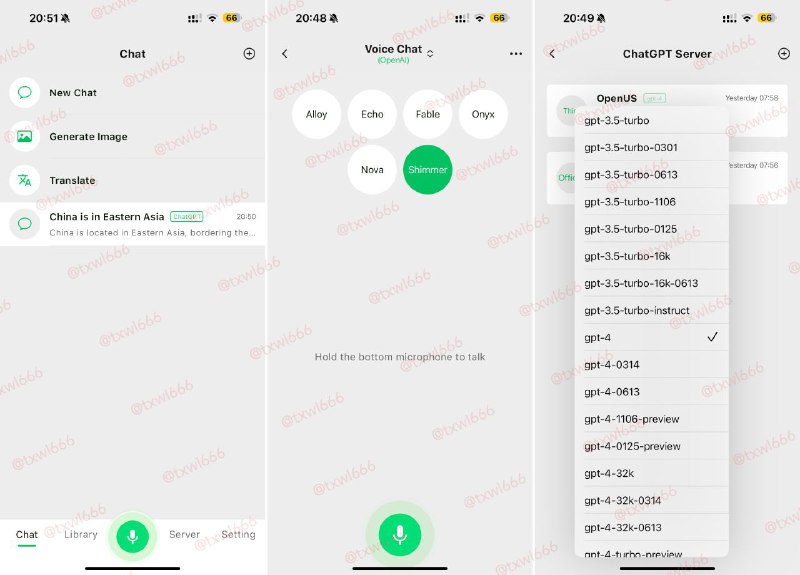 CChatBot移动端私人 ChatGPT 应用, 支持 GPT, Code interpreter, Gemini Pro, 通义千问, 智谱 & Ollama 模型