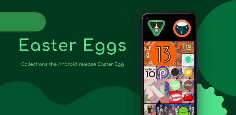 Android Easter Egg Collections收集了Android系统各正式版的彩蛋项目包含了系统彩蛋完整代码，旨在对系统彩蛋的整理和兼容，以保证大多数设备可以体验到不同版本的彩蛋，不会对系统彩蛋代码做过多修改