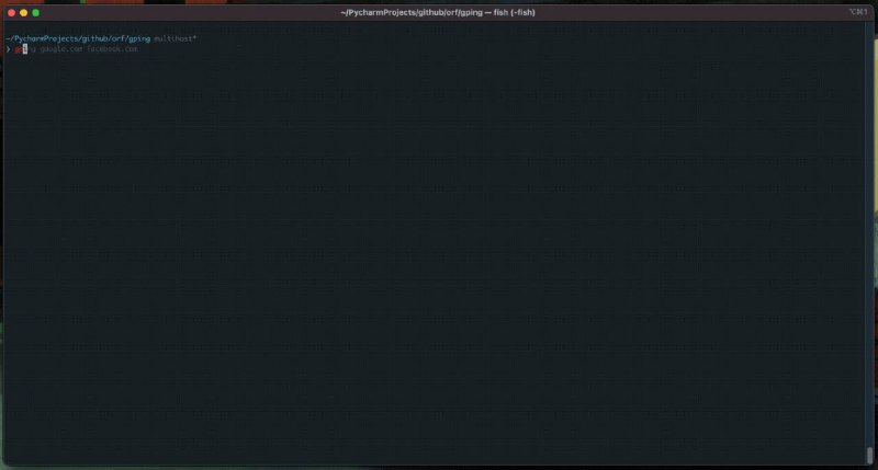 Gping能够以折线图的方式，实时展示 ping 的结果，支持 Windows、Linux 和 macOS 操作系统