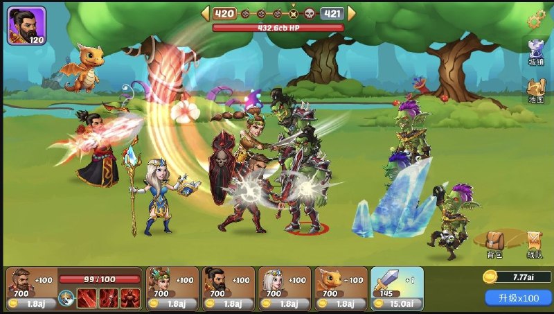 #游戏 #限免 #EPIC火之石 - 放置英雄RPG放松点，你的英雄们搞得定！你离线时他们也会战斗