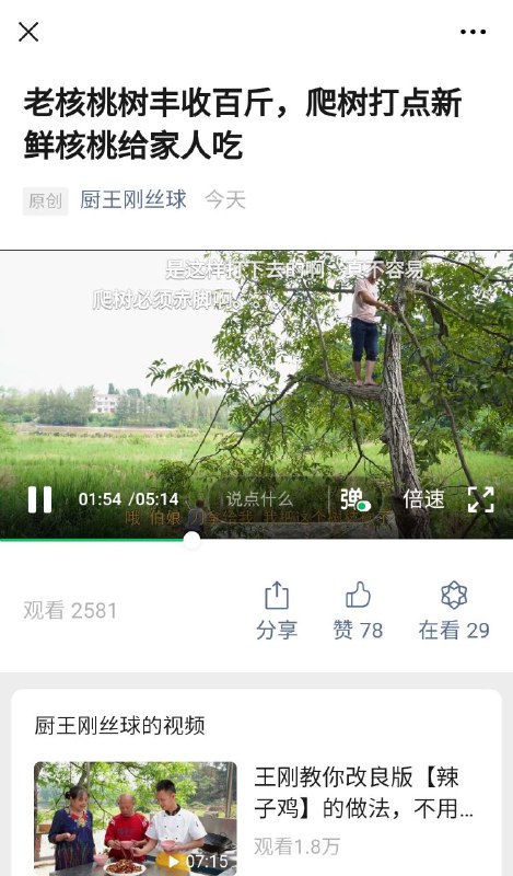 今天刚发现，微信视频居然支持弹幕了！