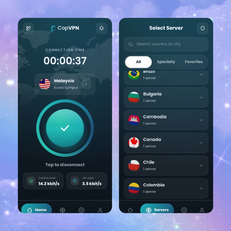 ✅ CopVPN 安卓修改版📦 VPN工具 ｜ Android ｜ 高级版
