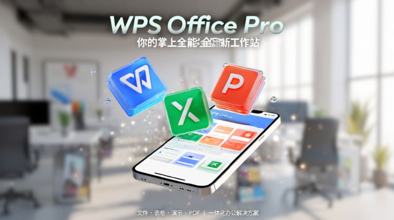 🚀 WPS Office Pro v18.21.2 | 你的掌上全能办公套件告别多个办公应用，一个就够了！随时随地创建、编辑和查看 Word, Excel, PowerPoint 文档