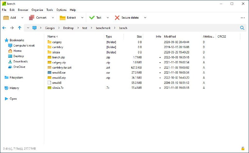 PeaZip免费的 Zip / Unzip 软件和 Rar 文件提取器
