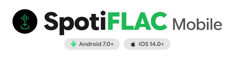 🔁 SpotiFLAC Mobile📦 无损音乐下载 ｜ FLAC工具 ｜ 开源音乐库➤ FLAC无损下载｜支持高品质音频保存➤ 多平台支持｜Android / iOS 可用➤ 多源解析｜支持 Tidal / Qobuz / Deezer 等➤ 歌单下载｜支持批量专辑与播放列表➤ 元数据完整｜封面 / 歌词 / 标签自动写入➤ 开源免费｜MIT协议 无广告无订阅🌐 项目地址：