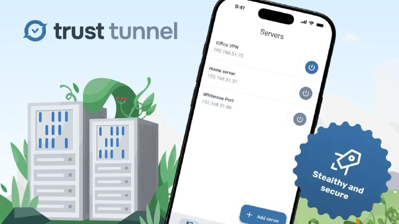 #开源 #VPN #工具 TrustTunnel - AdGuard 开源的「隐身版 VPN 协议」 使用教程TrustTunnel 可以让你的网络流量伪装成普通的网页浏览（HTTPS），这样 VPN 就不会被轻易发现、限速或封锁