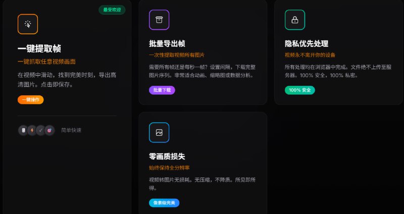 Video to Image | AI Frame Extraction视频转图片轻松搞定