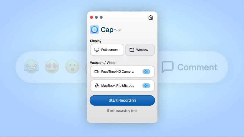 Cap 开源、轻松、即时的屏幕共享