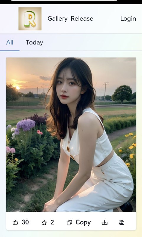 Ai生成的美女图片